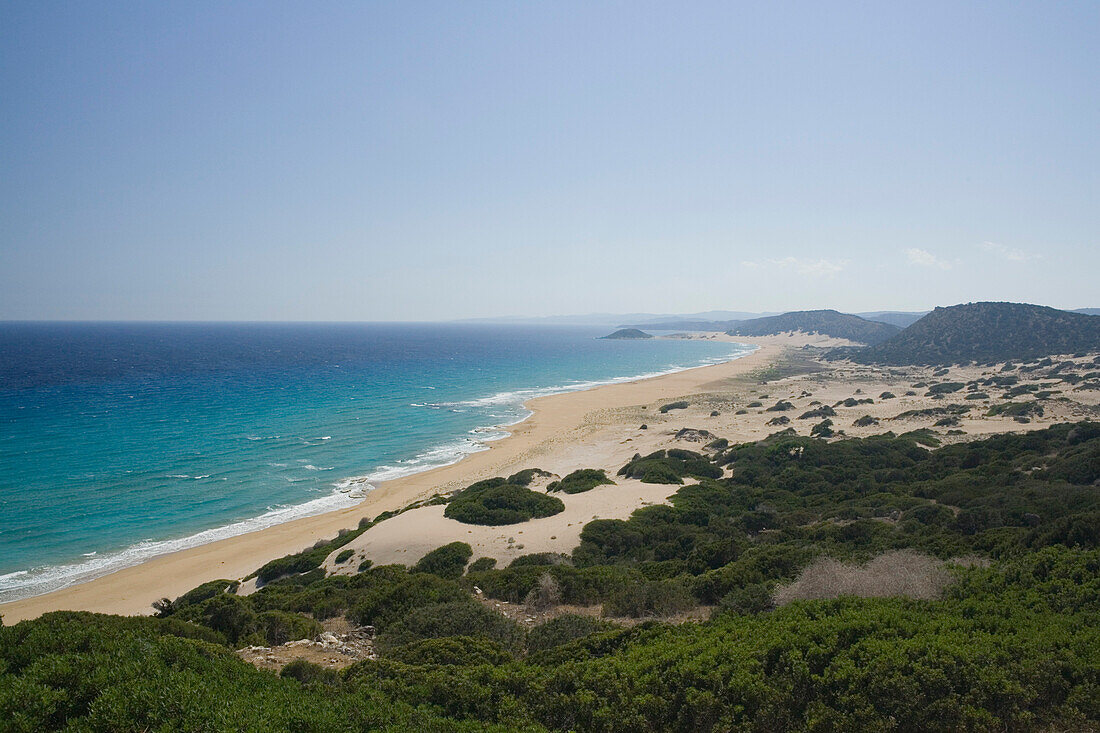 Strand und Sanddünen, Golden Sands, Golden Beach, Dipkarpaz, Rizokarpaso, Karpaz, Karpasia, Karpass Halbinsel, Nordzypern, Zypern