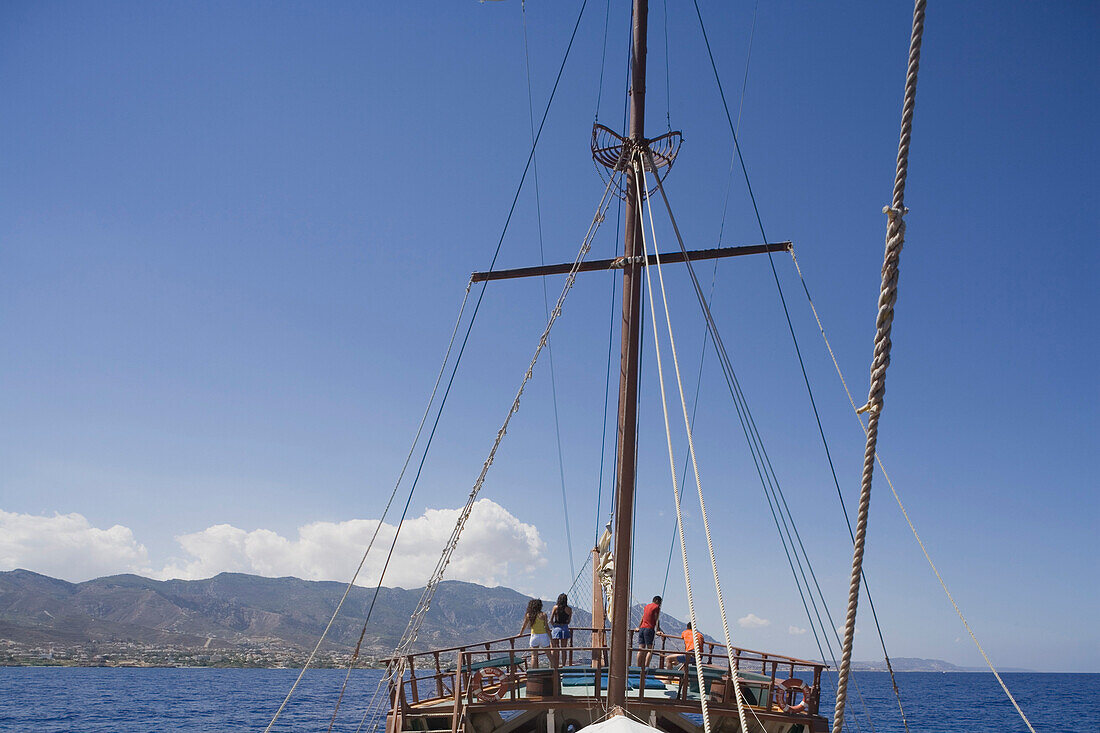 Neptun Pirat Bootsausflug, Kaleidoskop Turizm, und Küstenlandschaft, Kyrenia, Girne, Zypern