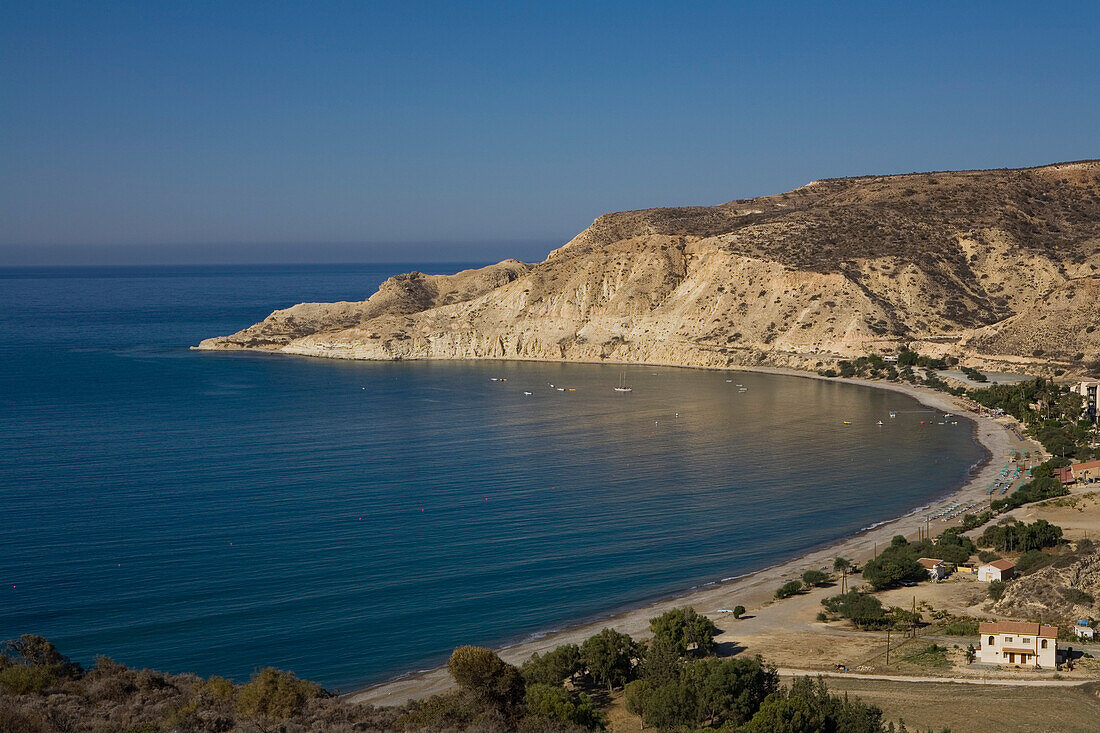 Küstenlandschaft, Pissouri Strand, Südzypern, Zypern