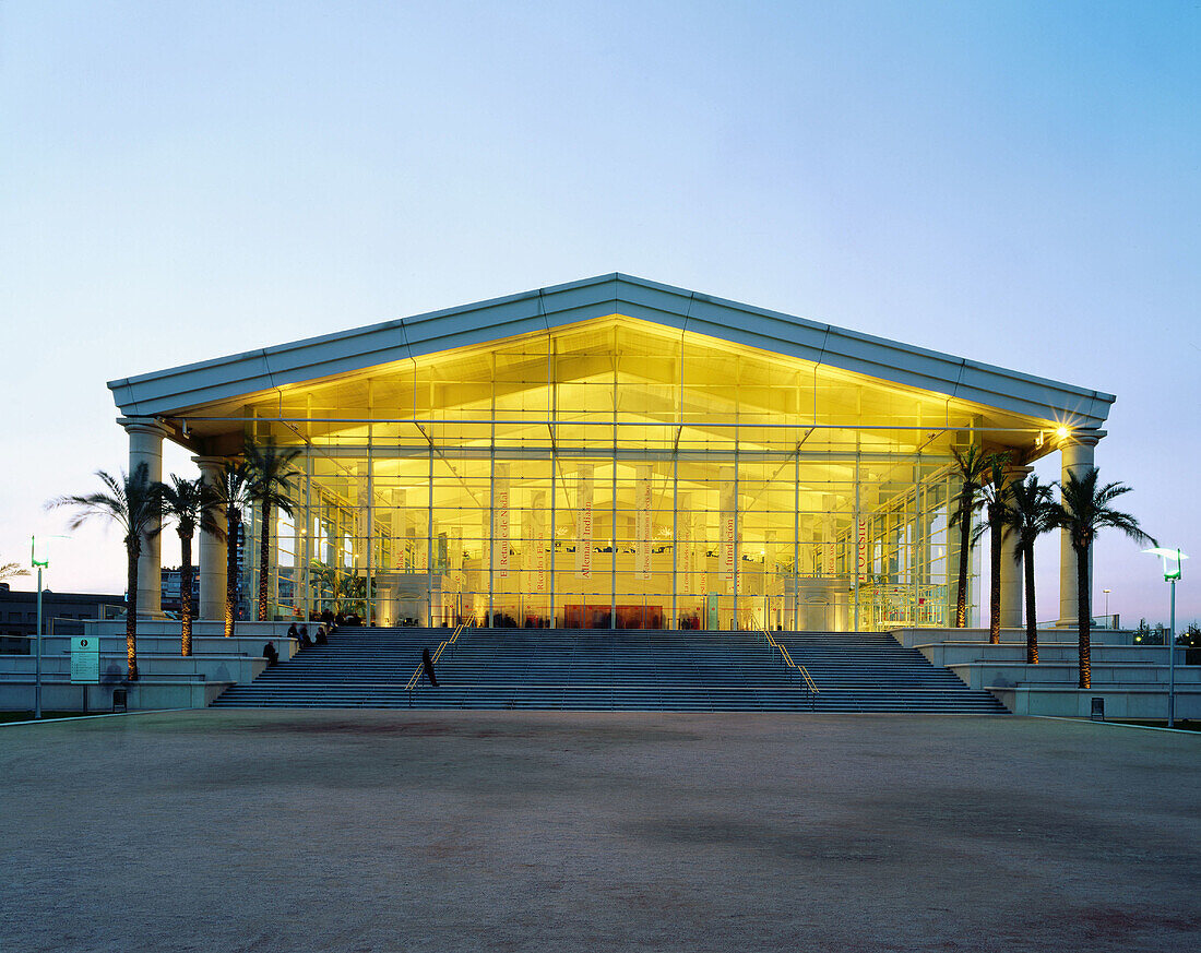 National Theatre of Catalonia, by R. Bofill. Barcelona. Spain