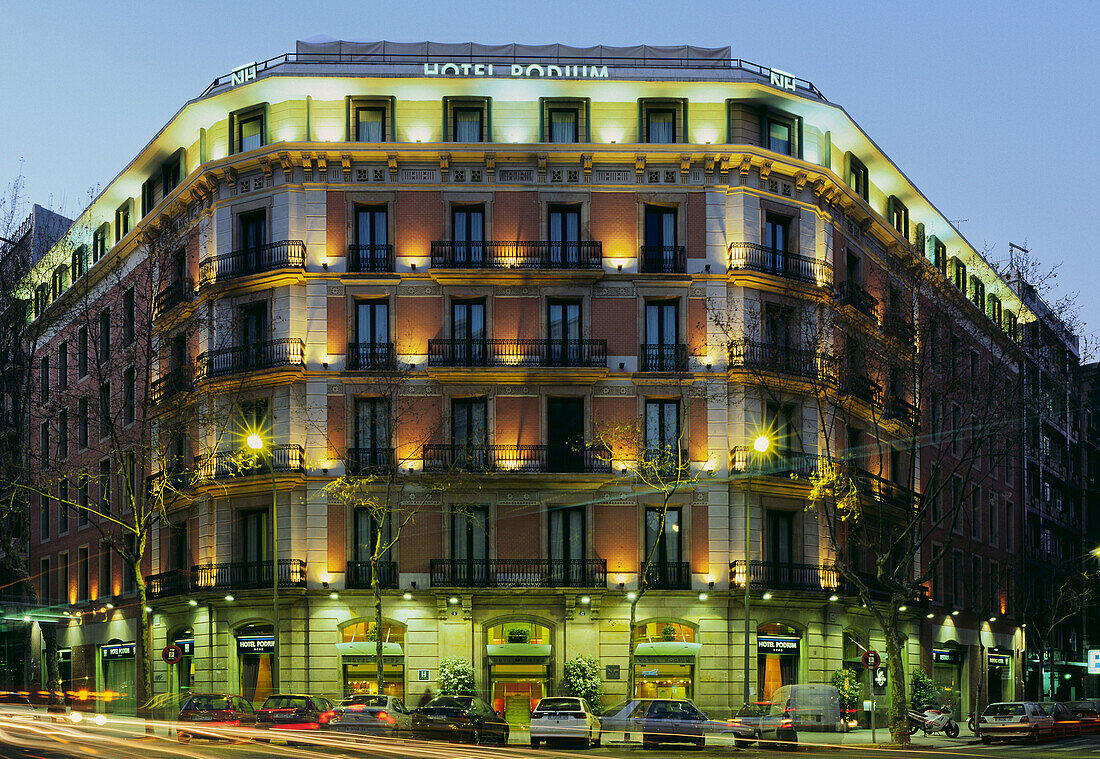 Hotel Podium. Bailen street. Barcelona. Catalonia. Spain.