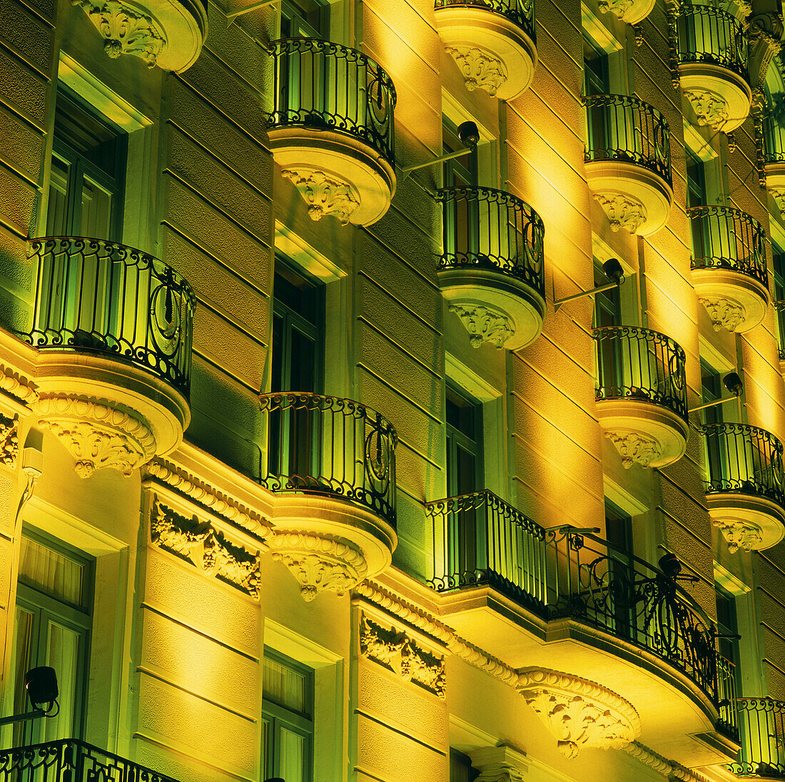 Façade. Hotel Majestic. Passeig de gràcia. Barcelona. Catalonia. Spain.