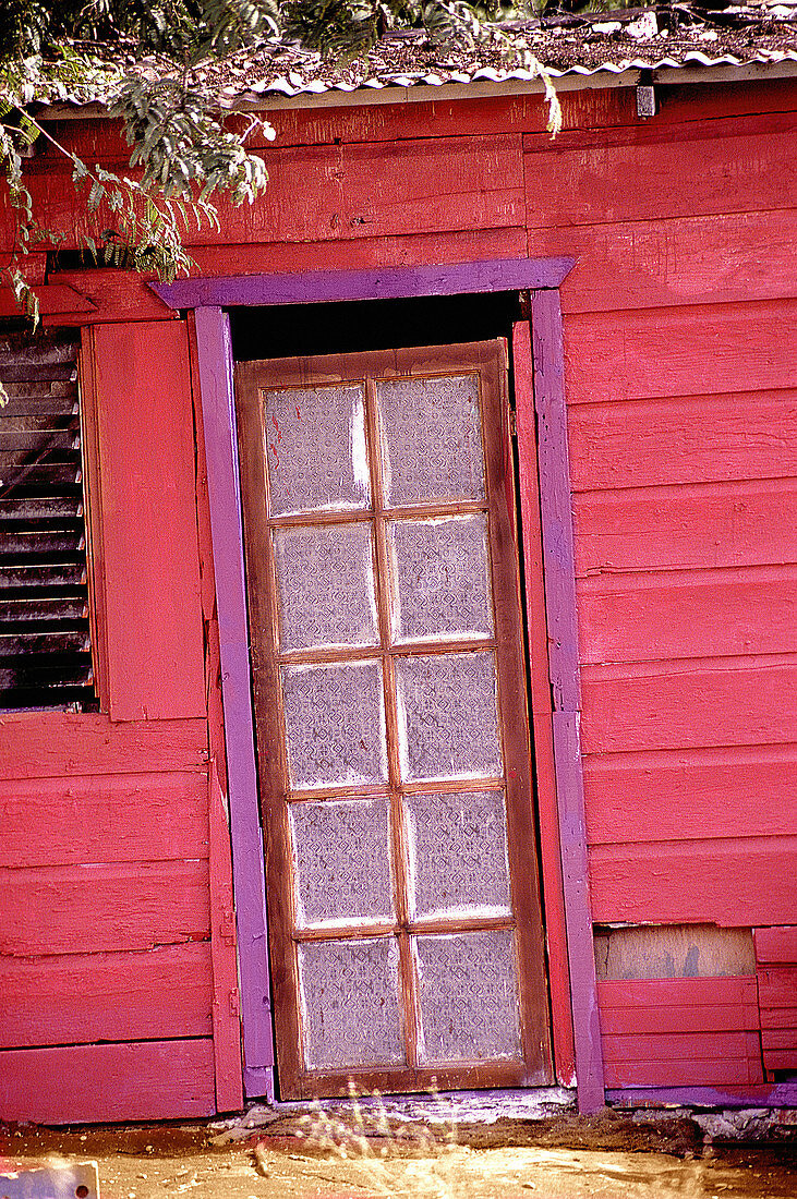 Door of small hut