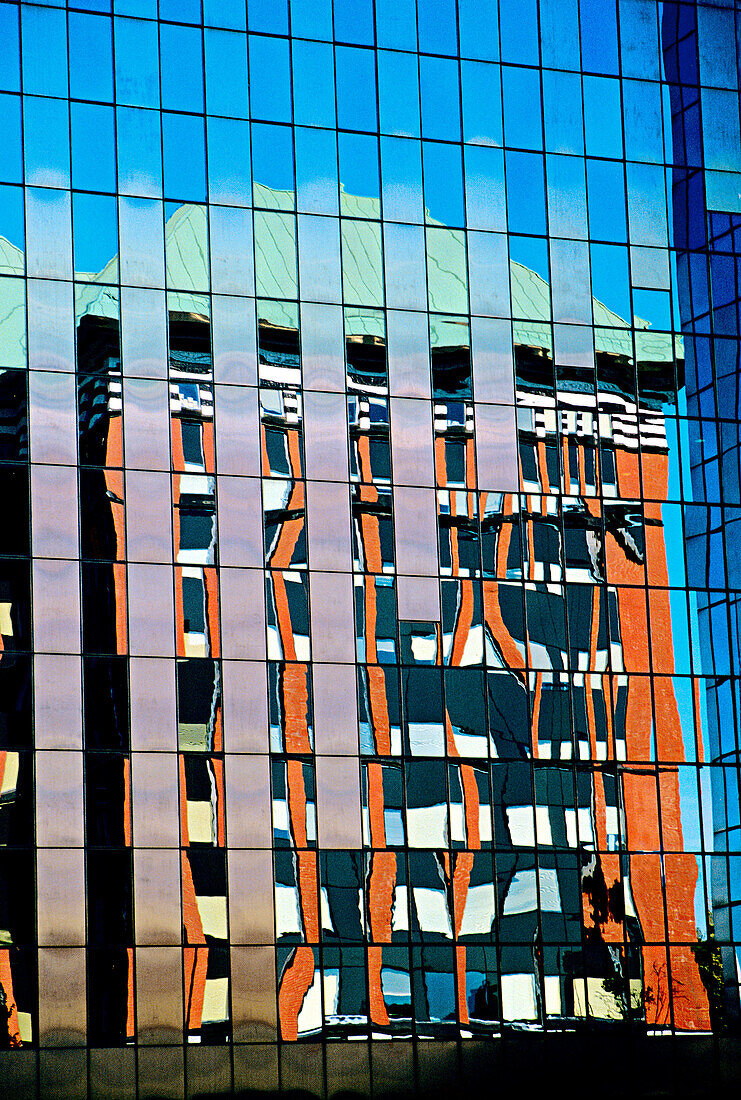 Reflection of Office Buildings in Amsterdam