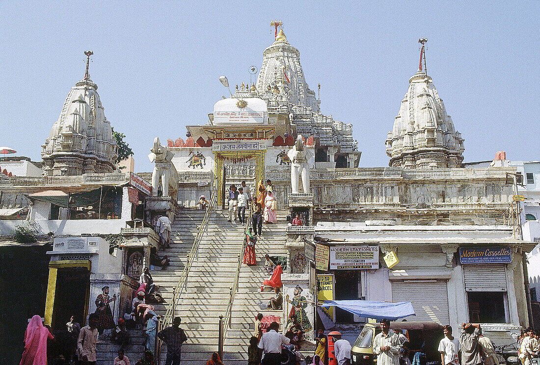 Jagdish Mandir, the temple of Jagannath Rai, now called Jagdishji, a major monument in Udaipur, Rajasthan, India