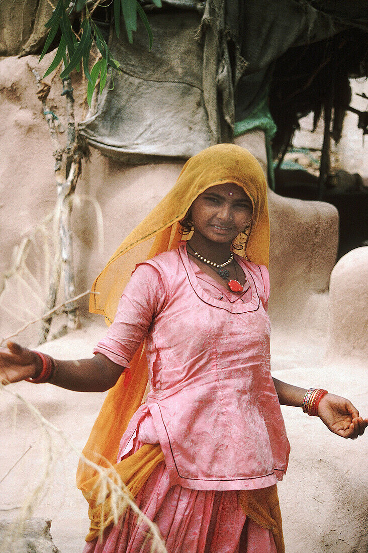A traditional Rajasthani woman. India