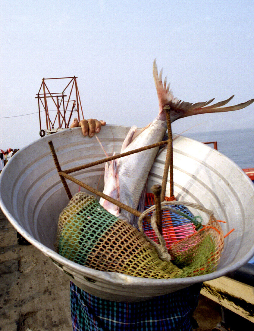 Fishing port. El Salvador