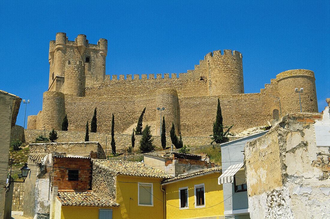 Castle, Villena. Alicante province, Comunidad Valenciana. Spain