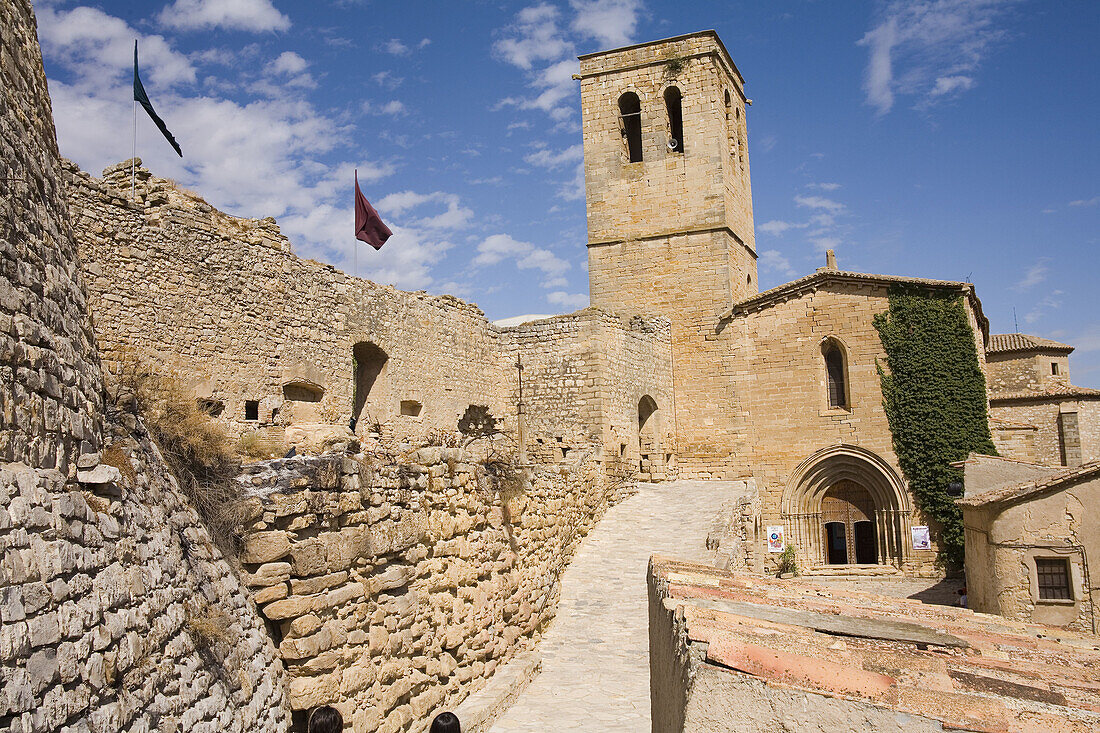 St. Mary s church, Guimerà. Lleida province, Catalonia, Spain