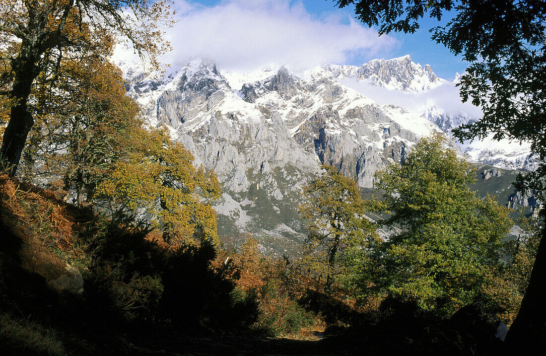 Picos de Europa. View from Liébana, Cantabria. Spain