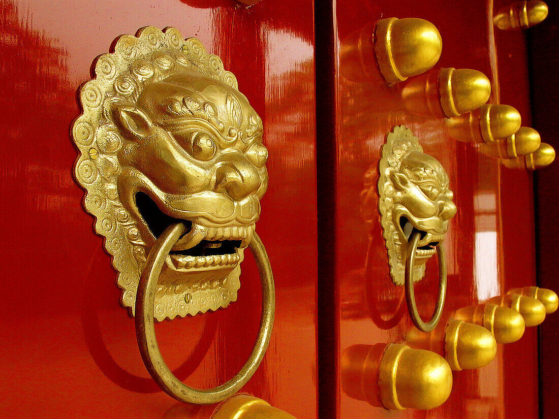 Door knobs. Beijing. China
