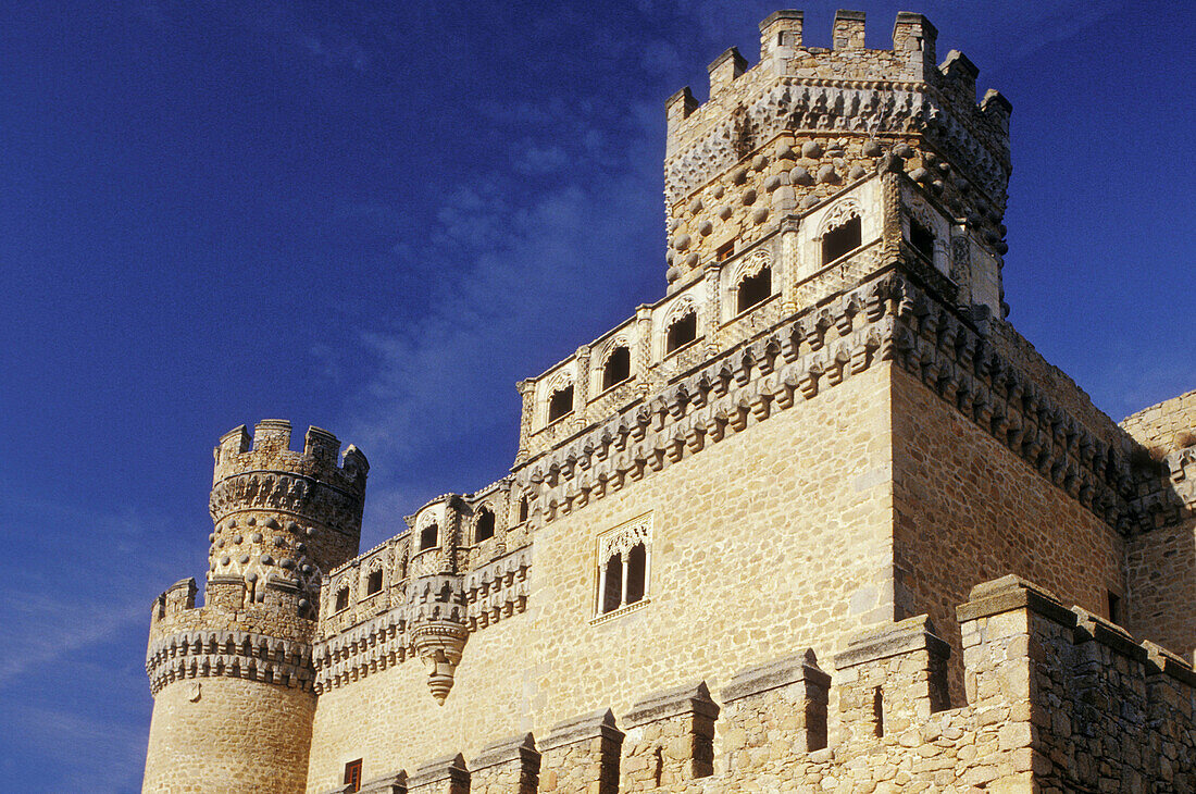 Manzanares El Real Castle. Madrid. Spain