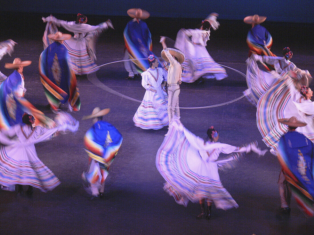Ballet Folklorico de Mexico. Bellas Artes Theater. Mexico DF. Mexico.