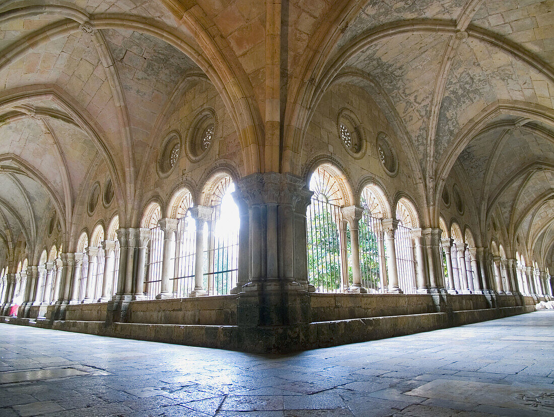 Cloister, cathedral of Tarragona. Catalonia, Spain