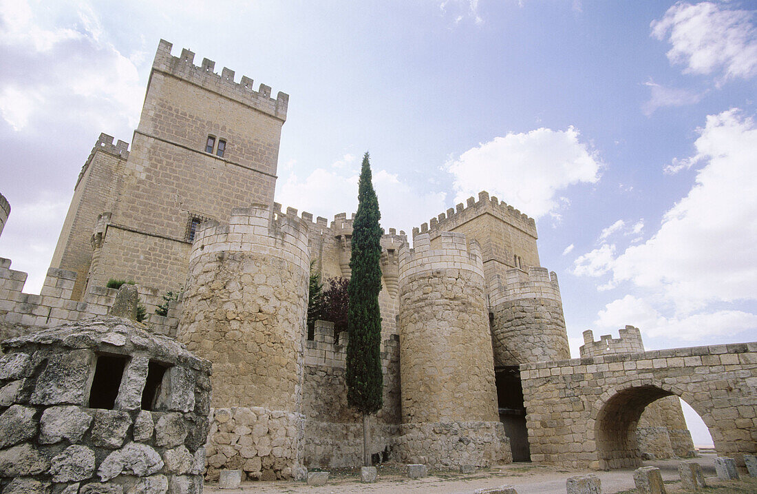 Castle of Ampudia (15th Century). Ampudia. Palencia province. Castilla y Leon. Spain