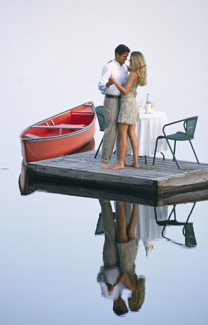 Romance on the dock