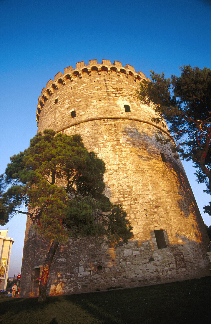 Weißer Turm (15. Jahrhundert). Thessaloniki, Griechenland