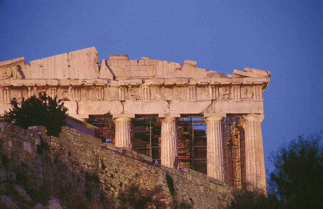 Parthenon auf der Akropolis. Athen, Griechenland