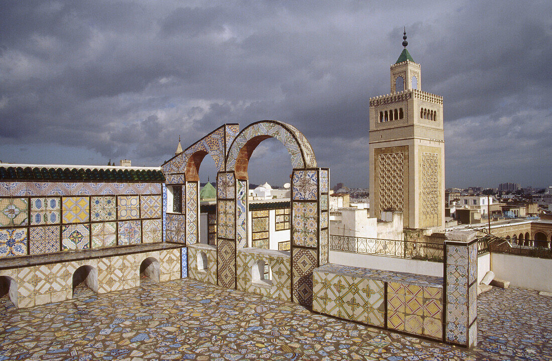 Die Große Moschee. Tunis. Tunesien