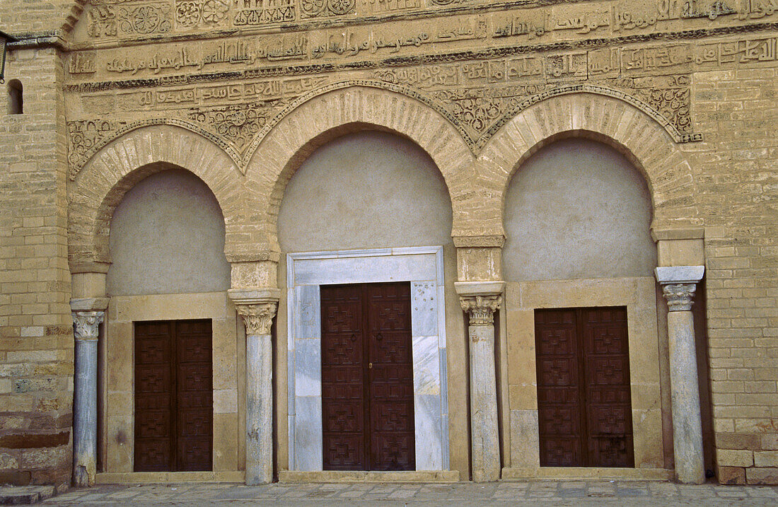 Moschee der drei Türen. Kairouan. Tunesien