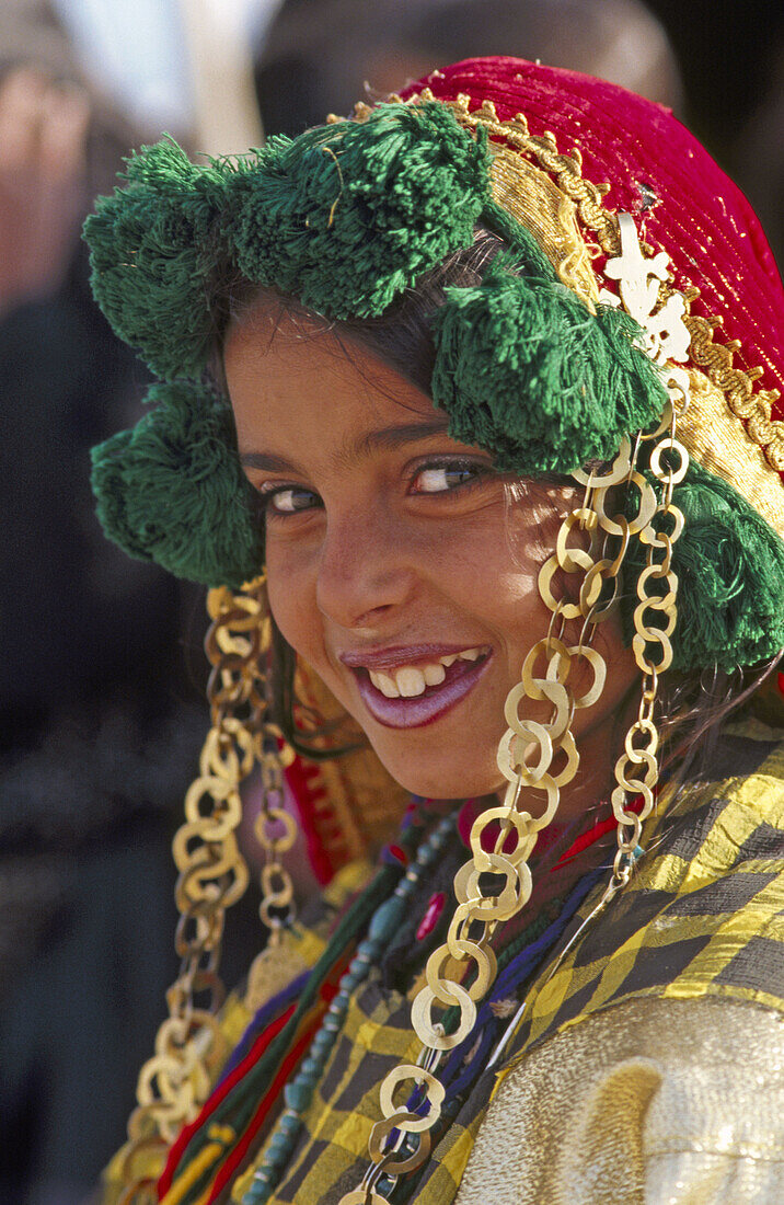 People at Sahara festival. Douz, Tunisia