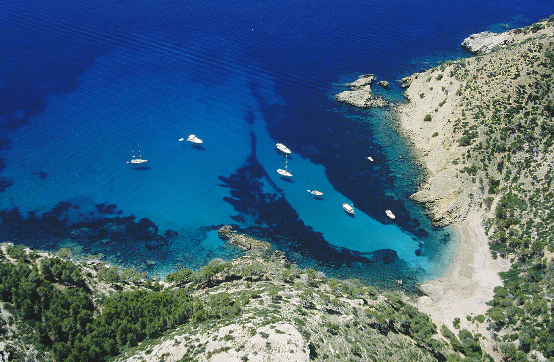 Cala Blanca, Calvià. Mallorca, Balearische Inseln. Spanien