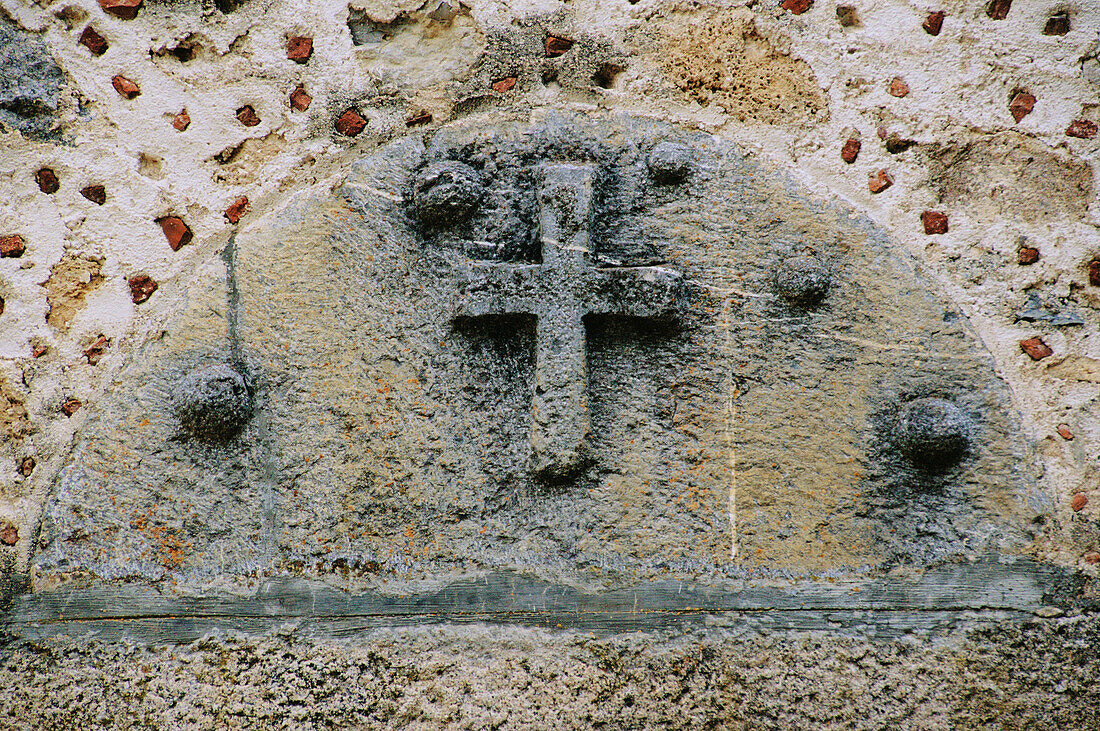 Sant Aniol d Aguja Romanesque chapel. Garrotxa. Catalonia. Spain.