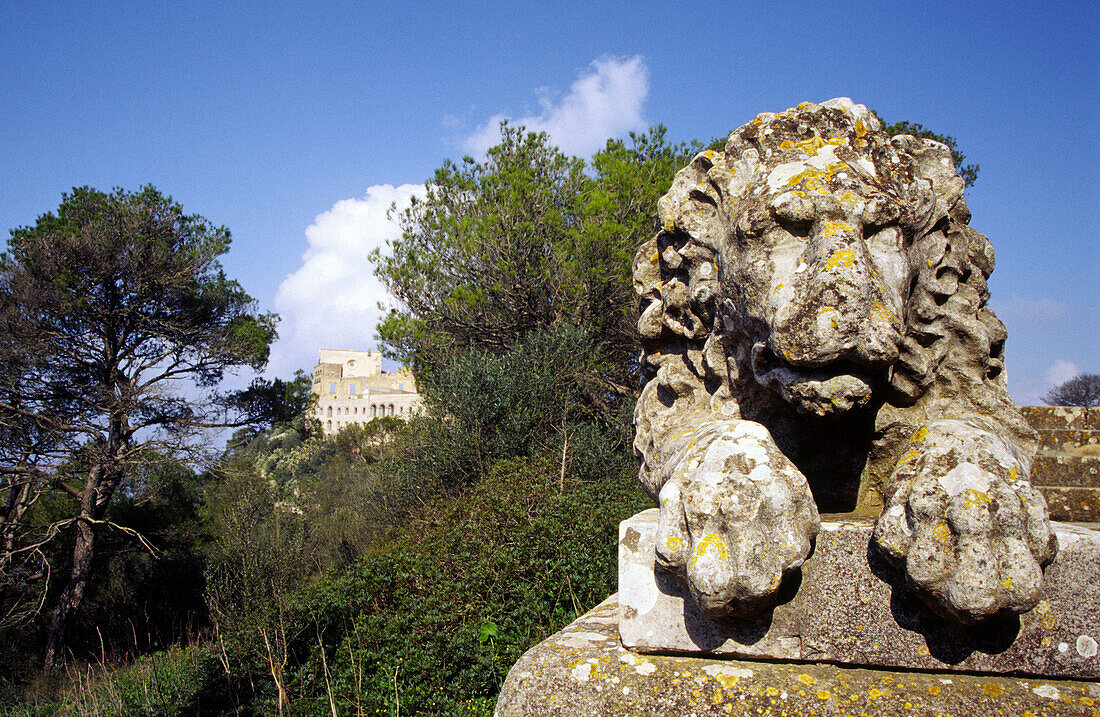 Heiligtum von Sant Salvador . Felanitx. Mallorca. Balearen. Spanien