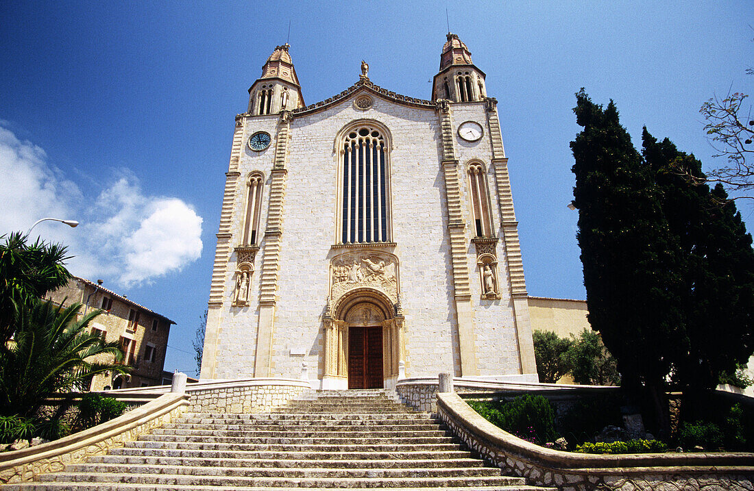 Sant joan Baptista church (1867). Calvià. Majorca, Balearic Islands. Spain