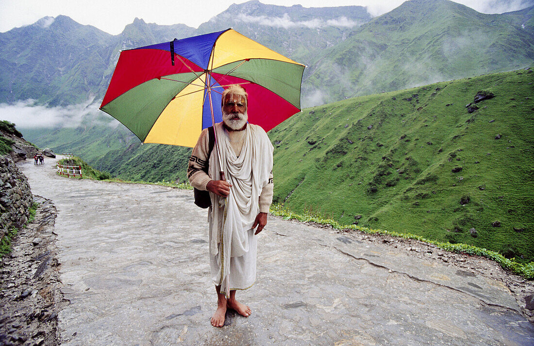 Pilger nach Kedarnath. Himalaya Garhwal, Uttarakhand. Uttar Pradesh. Indien