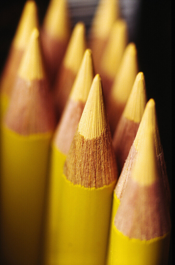 Yellow crayons