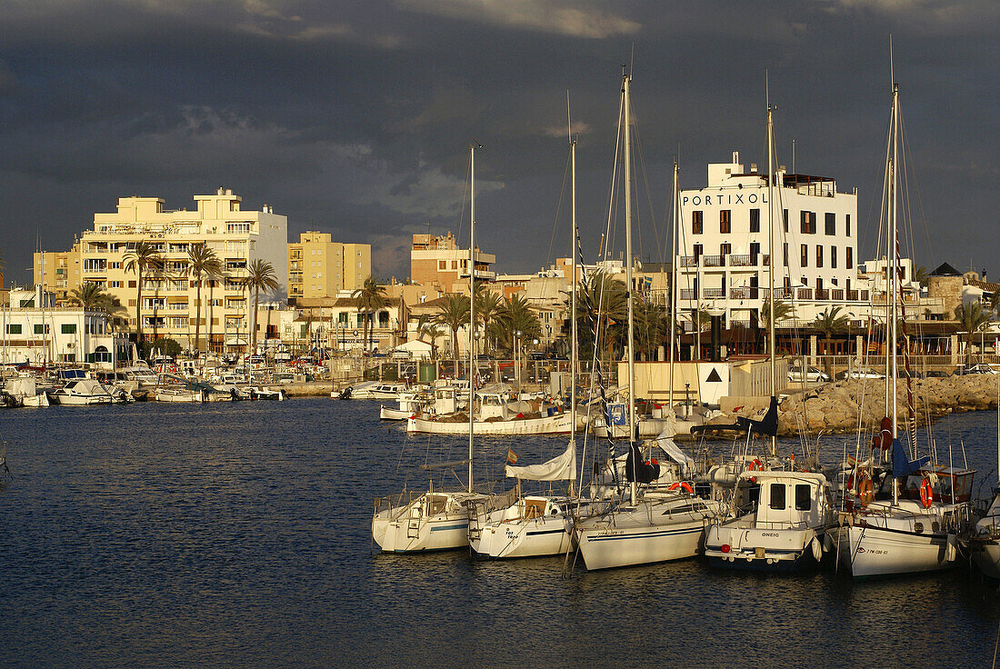 Portixol marina. Palma de Mallorca. Majorca. Balearic Islands. Spain