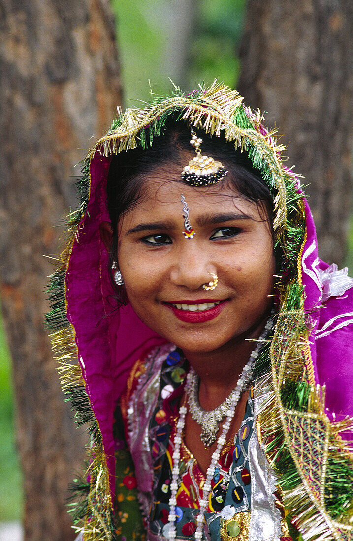 Traditionelle Kleidung. Udaipur. Rajastan. Indien