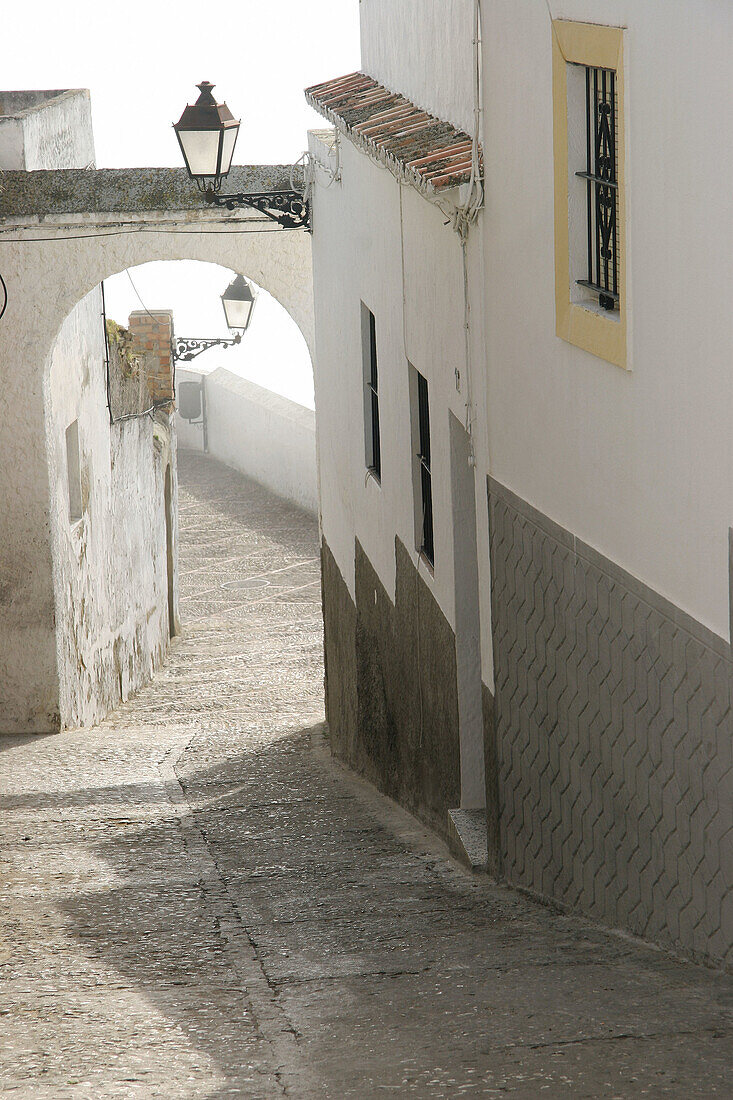 Typical street, Arcos de la Frontera. Cádiz province, Spain