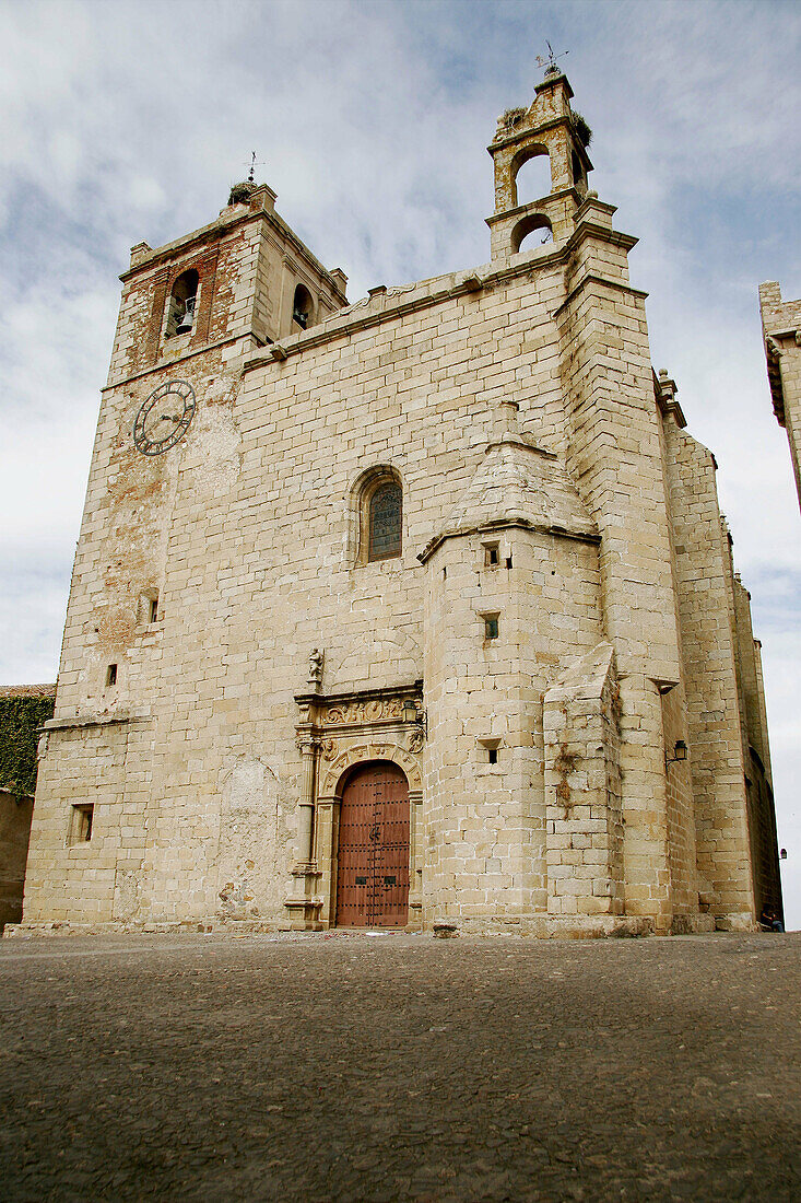 St. Matthew s church (16th century), Cáceres. Extremadura, Spain