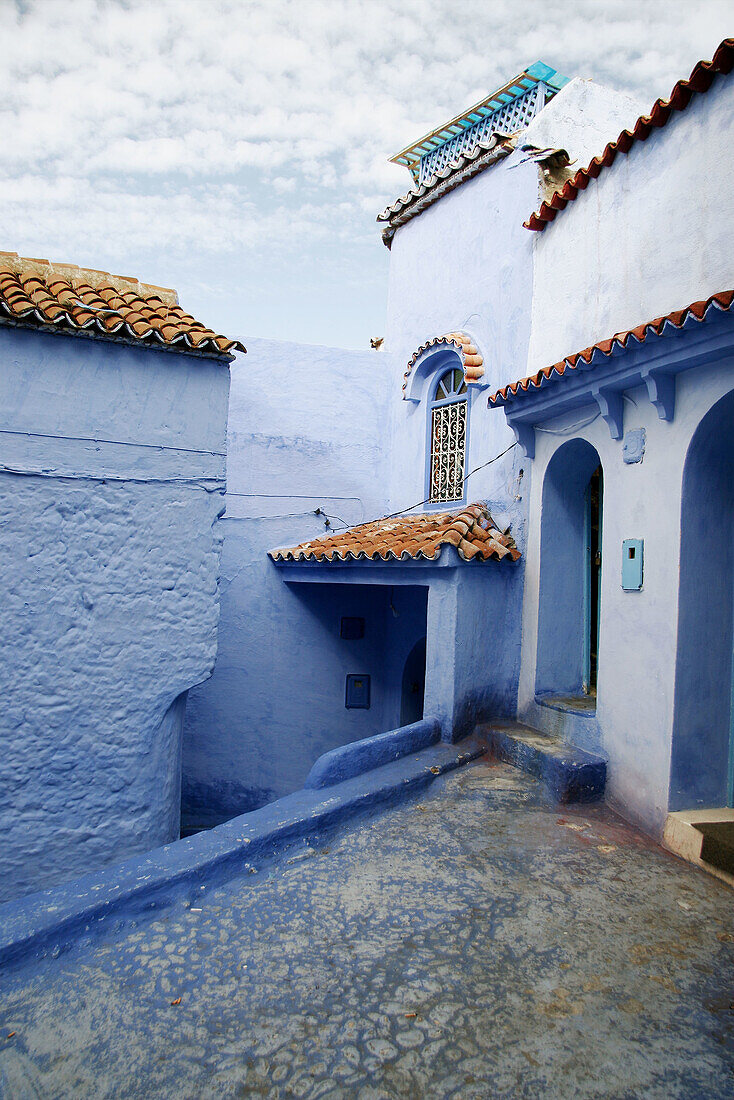 Typical street. Chefchaouen. Morocco