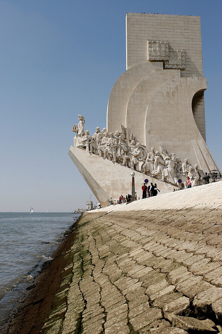 Monument to the Discoveries (1960), Belem, Lisbon. Portugal