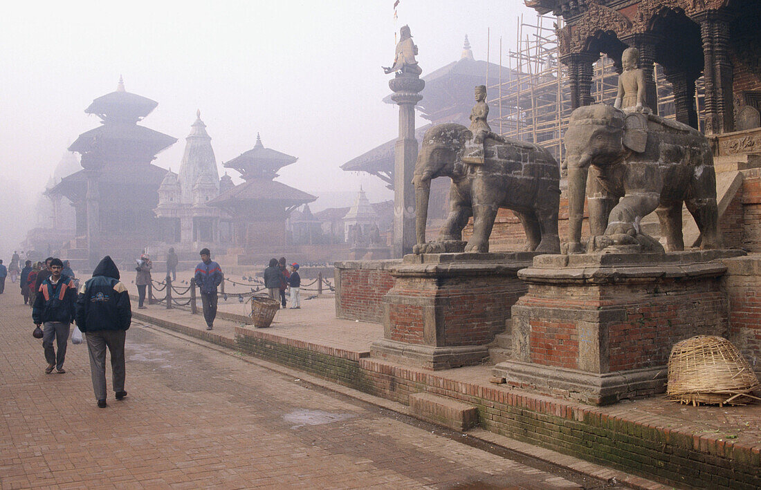 Durbar Square in Bhaktapur. Kathmandu. Nepal