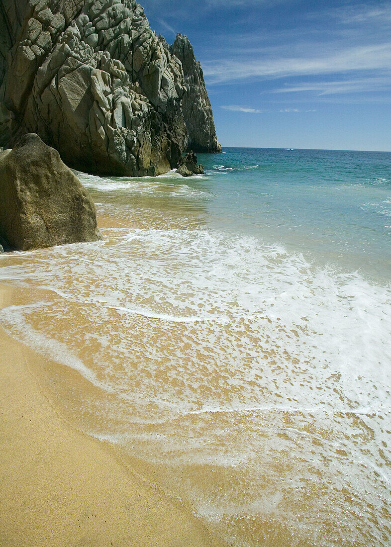 Beach at tip of Baja, Cabo San Lucas, Mexico