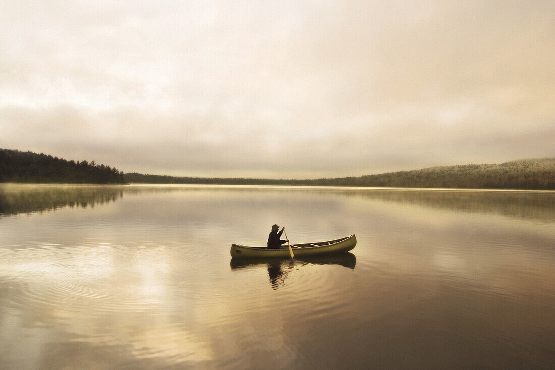 Canoeist. Ontario. Canada