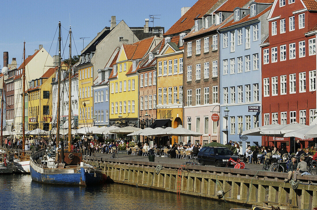 Nyhavn ( New Harbor ). Copenhagen. Denmark