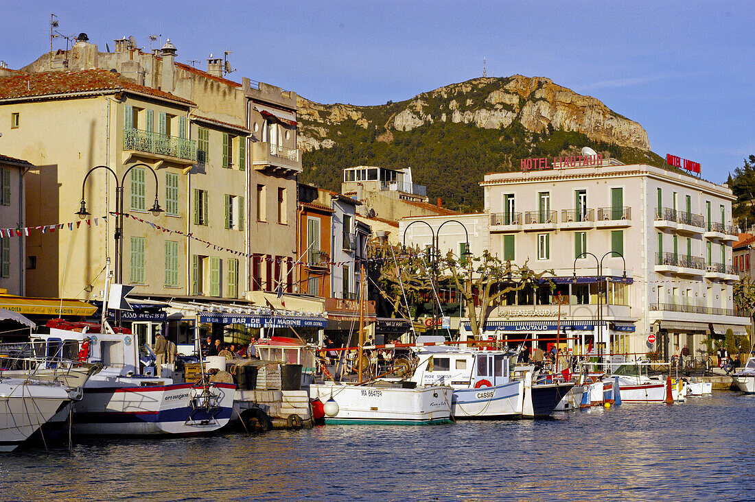 Boats in the port. Cassis. France
