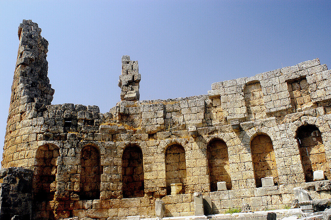 Ancient ruins of Perge. Turkey