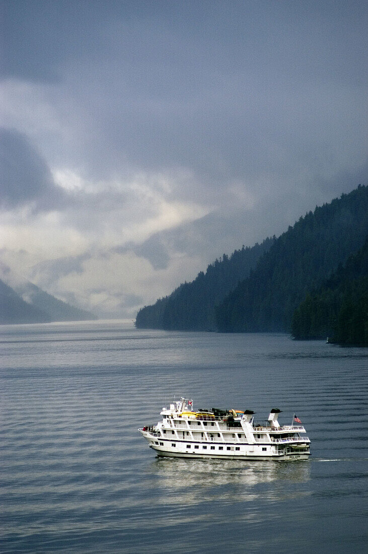 Fishing boat on the Inside Passage. Alaska. United States