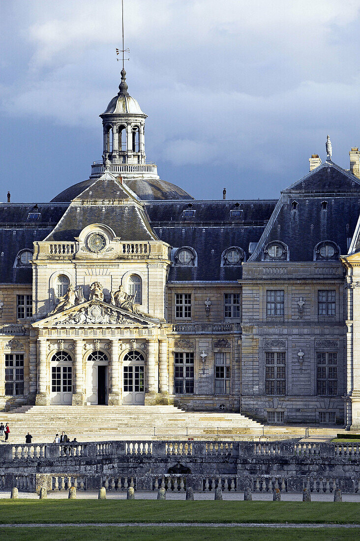 Chateau of Vaux-le-Vicomte. Ile de France. France