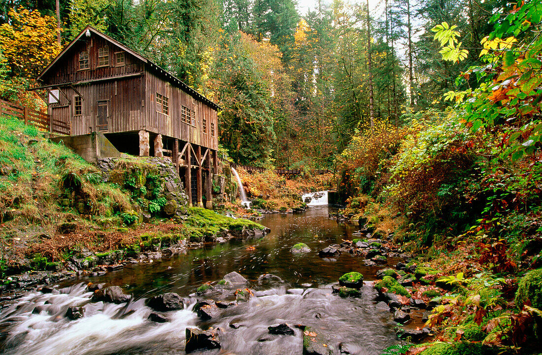 Cedar Creek Gristmill, near Vancouver. Washington. USA