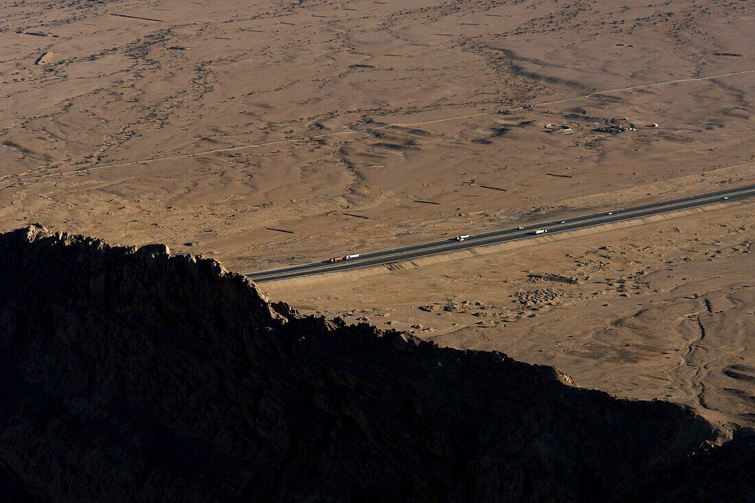 Blick vom Jebel Hafeet, Al Ain, Abu Dhabi, Vereinigte Arabische Emirate, VAE