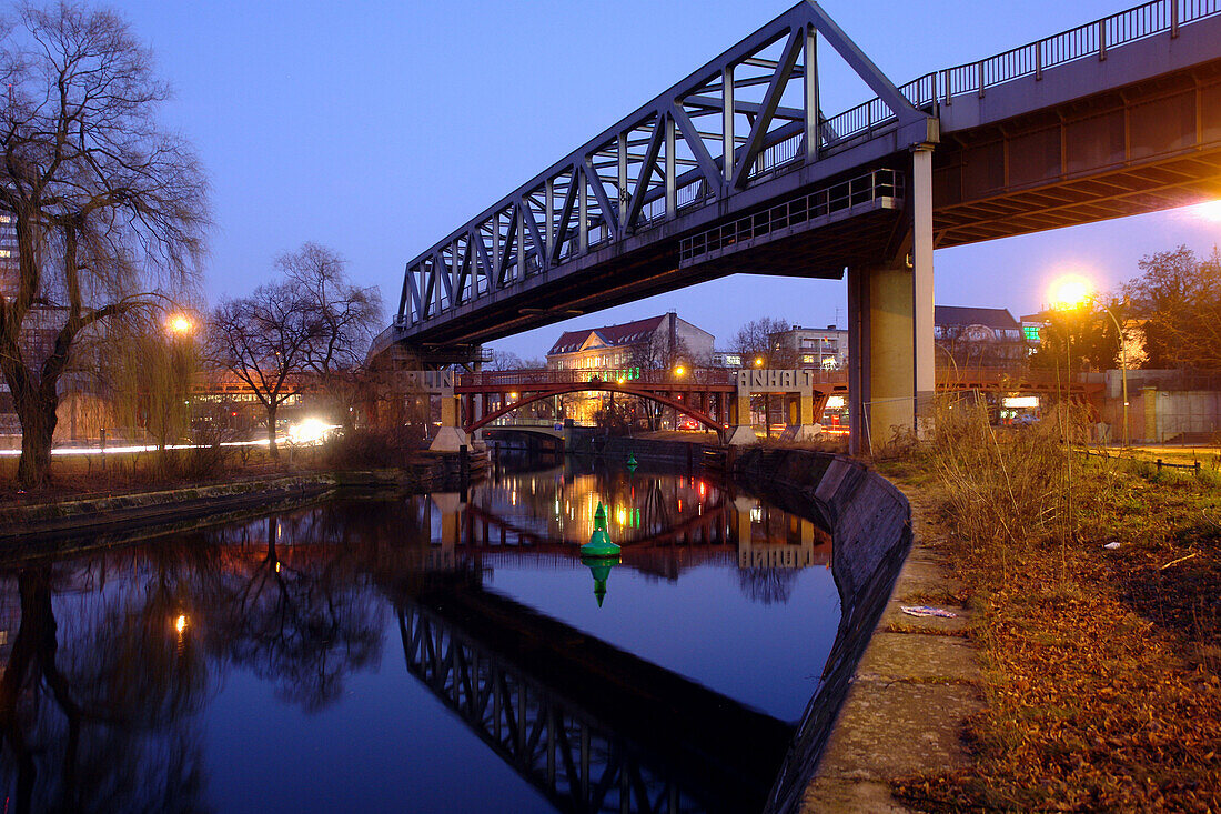 Bridge over Landwehr Canal, Berlin, Germany