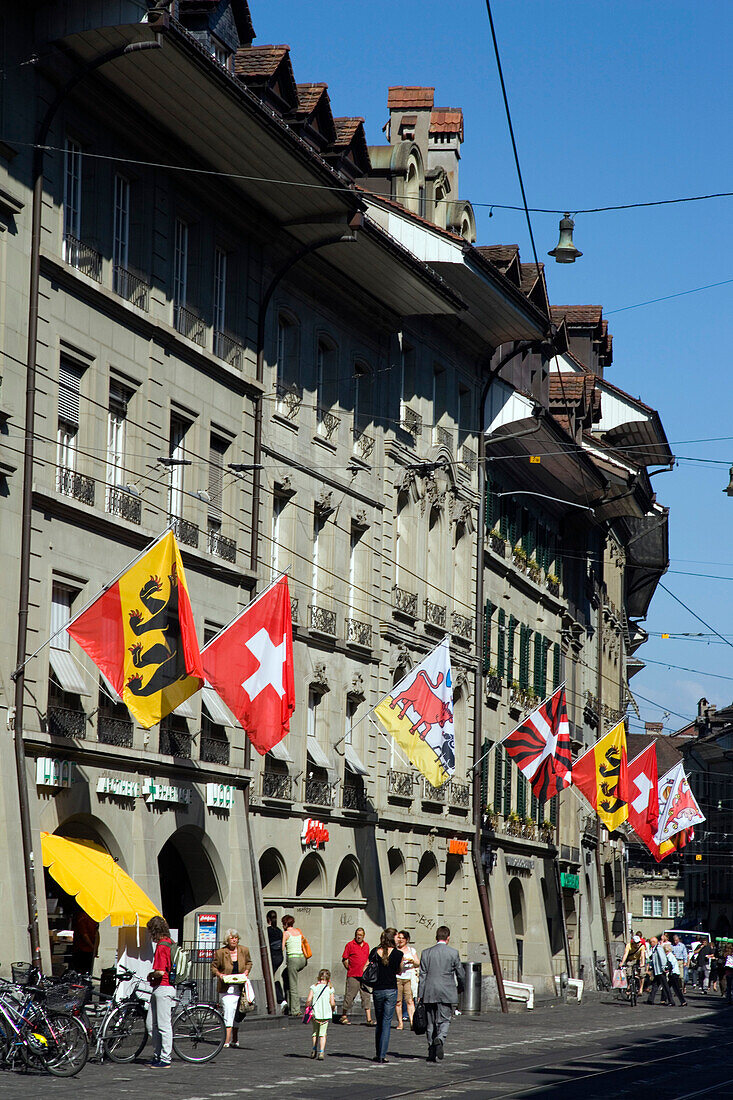 Buildings, Kramgasse, Old City of Berne, Berne, Switzerland