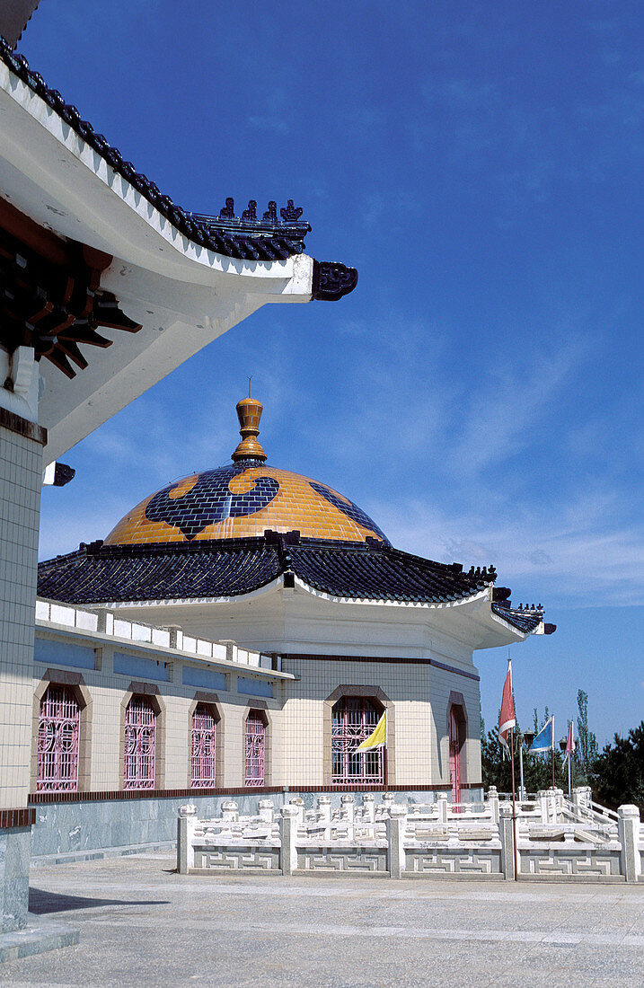 Genghis Khan s mausoleum. Inner Mongolia. China